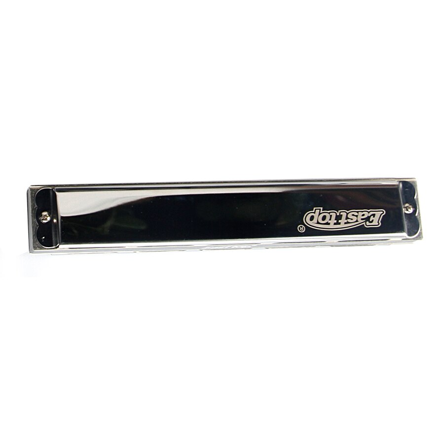 East top T2403 – Harmonica trémolo à 24 trous de F ton argent, Musical