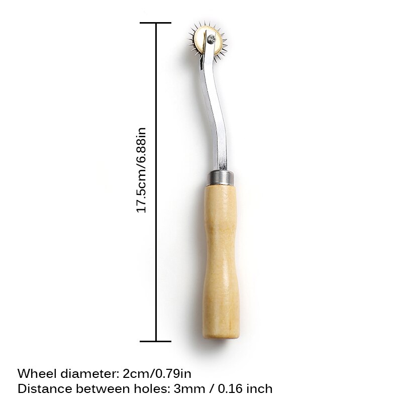 3mm Stainless Steel Leather Overstitch Wheel Gear Roulette Spacer Sewing Leather Craft Tool Gear Leather Punch Tool