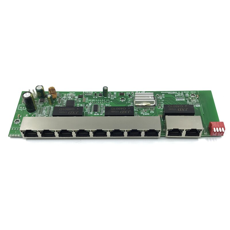Portas gigabit poe switch não gerenciado 8*10 10 100/100mbps POE porto; 2*10/100/1000 mbps porta de Ligação; porta 280M switch poe NVR