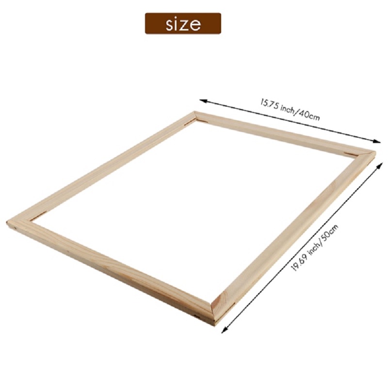 40X50 Cm Houten Frame Diy Fotolijsten Kunst Geschikt Voor Home Decor Schilderen Digitale Diamant Tekening Schilderijen
