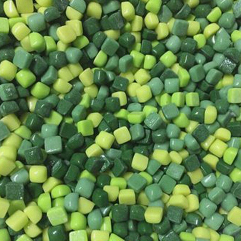 50g muit-farvede mosaikfliser gør-det-selv-væghåndværk håndlavede materialer håndlavede børn collage materiale håndværk czl 8625