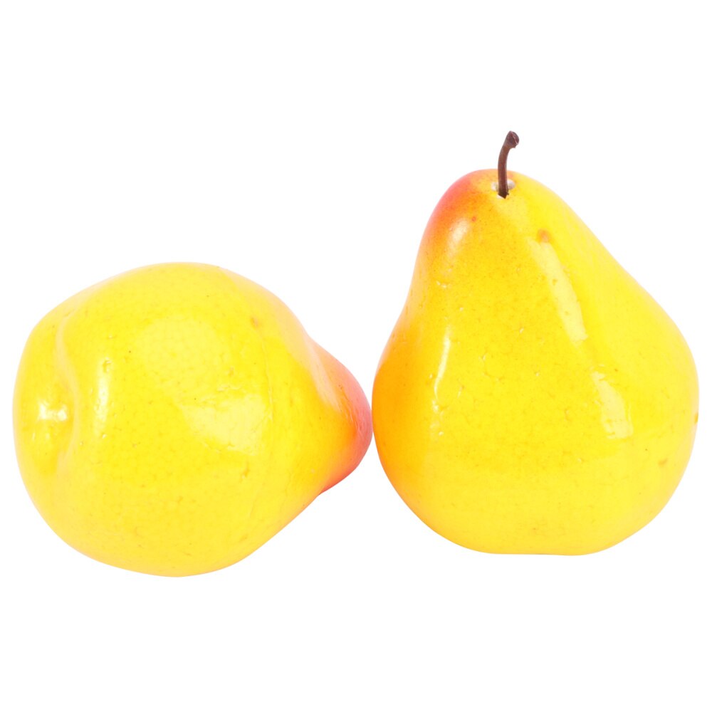 6pcs Imitation Pear Model Pear Ornament Photography Props Home Decor