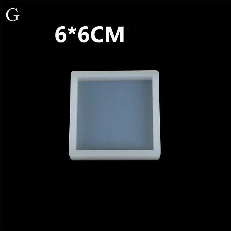 1 Pc Diy Craft Plein Ronde Hars Siliconen Bak Mallen Decoratieve Kristal Transparante Epoxy Sieraden Maken Mold: G