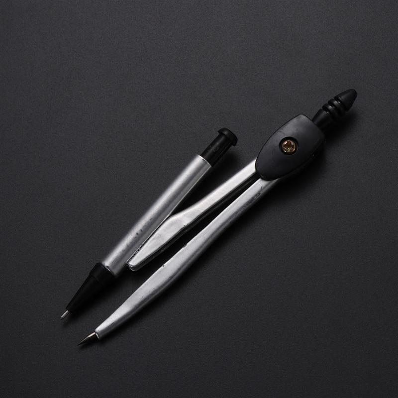 Compasses Set Geometry Drawing Tool with Protractor Divider Ruler Pencil Lead Eraser Math Set Drafting Kit