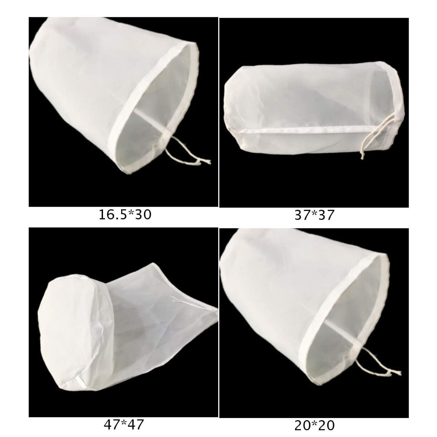Filtre alimentaire maille coton sac écrou lait jus haricot soupe cuisinier purificateur pièces durables