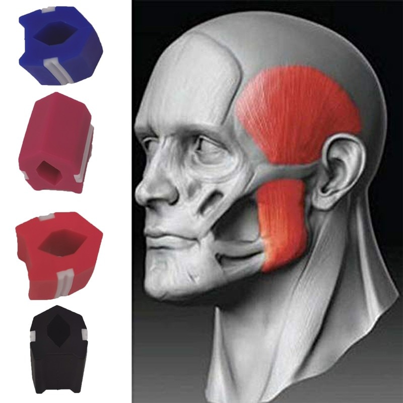Jawline-Bola de Estiramiento facial para hombre, ejercitador de músculo y mandíbula, para masticar, morder, entrenar