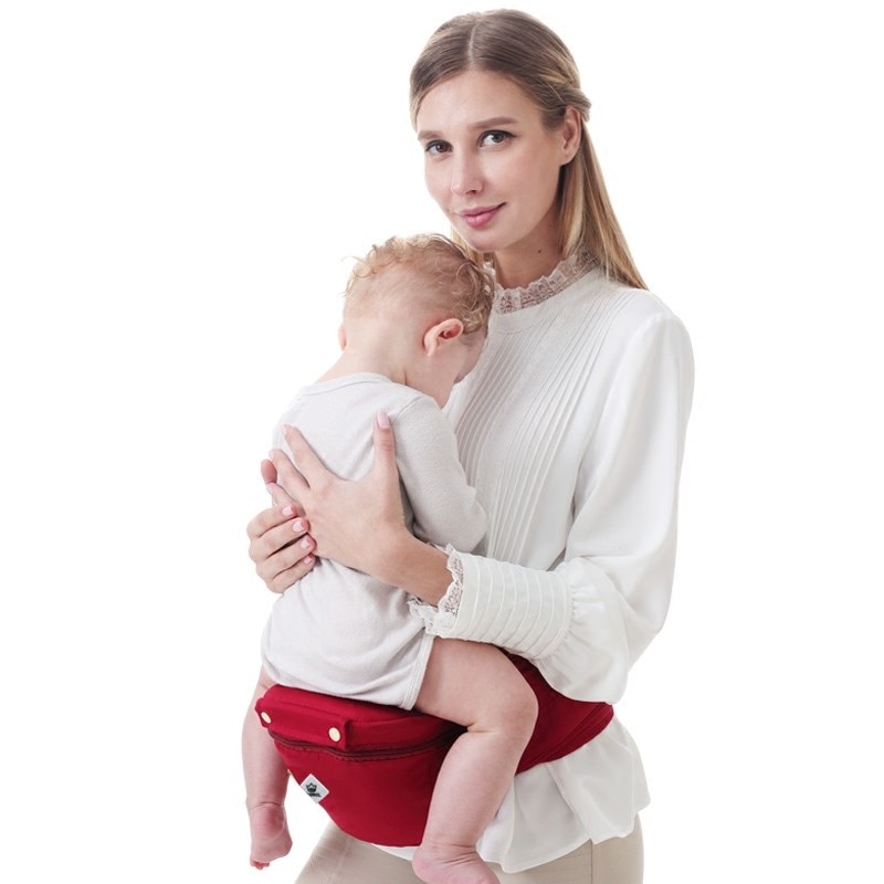 Eenvoudige Baby Hip Seat Met Opslag Pocket Mom Draagbare Taille Riem Heupdrager 0-36 Maanden Verwijderbare Baby Accessoires Taille kruk