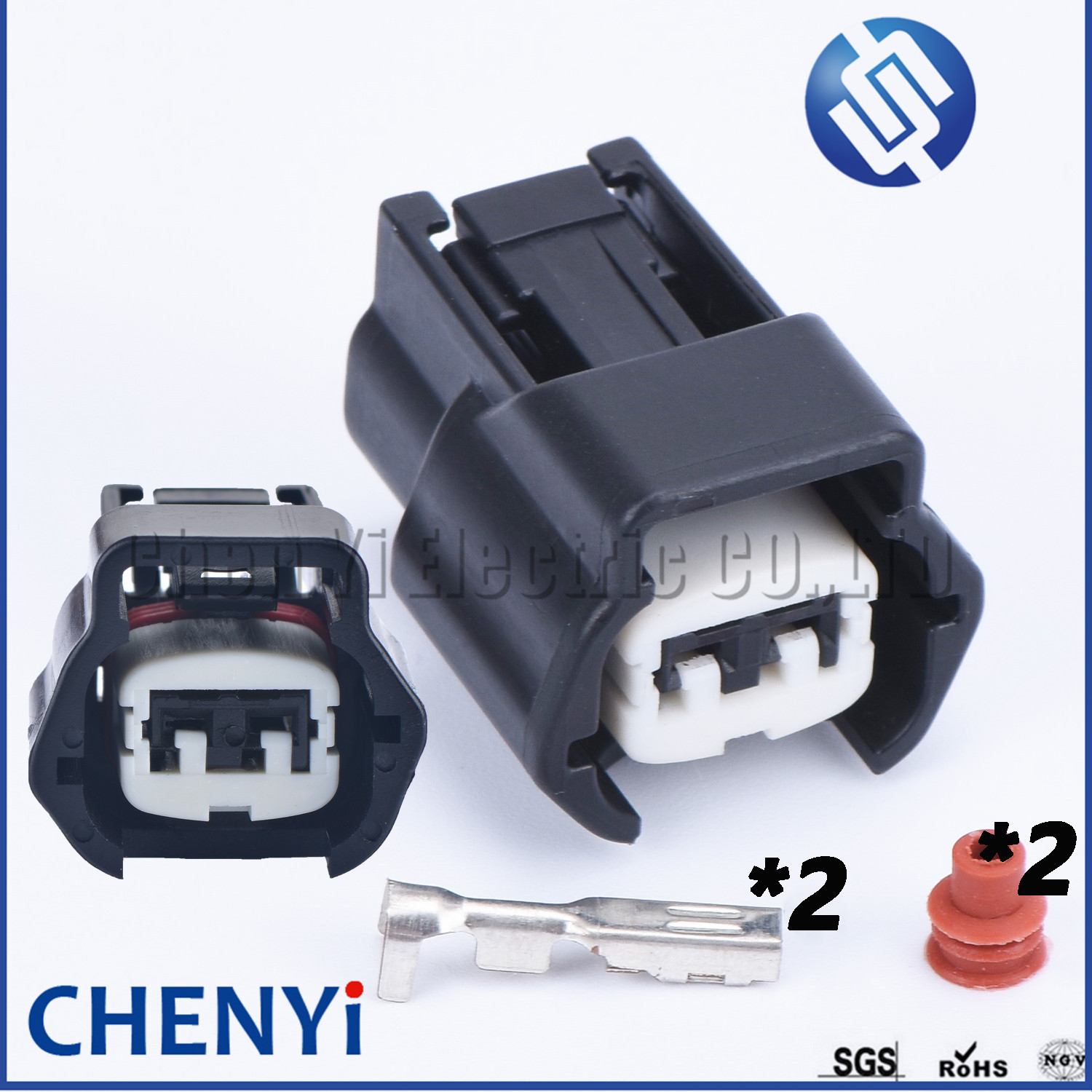 2 Pin water temperature sensor plug injector plug RB S14-SR IAC FICD ECT Engine Harness plug 6189-0772 for Nissan Infiniti: Brown