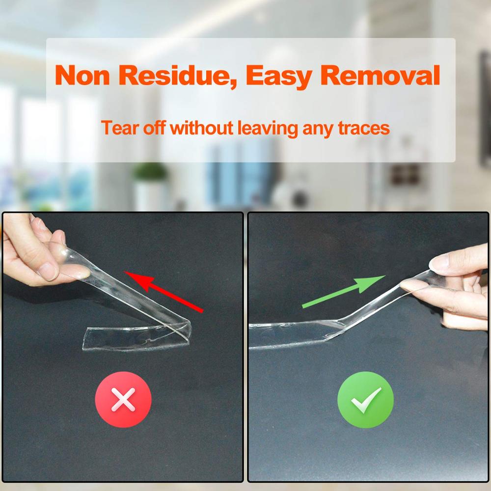 Durable 1M/2M/3M Nano Tape Double Sided Tape Transparent No Trace Reusable Waterproof Adhesive Tape Cleanable