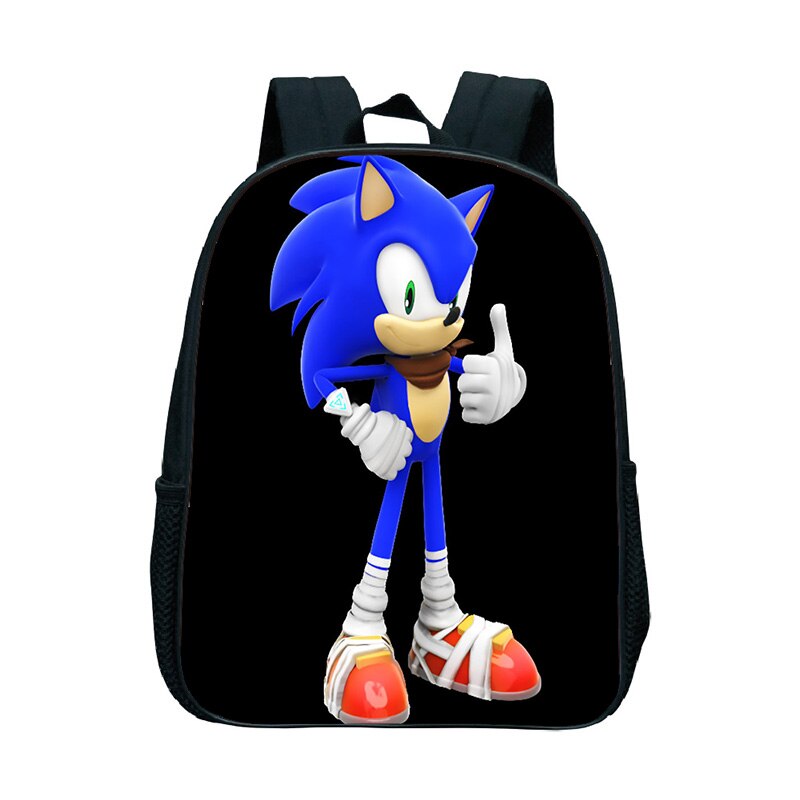 New Mochila Sonic Zaino Delle Ragazze Dei Ragazzi Borse Da Scuola Borse Libro di Scuola Materna Quotidiano Torna A scuola Regalo Per i bambini Del Fumetto Zaino: 12