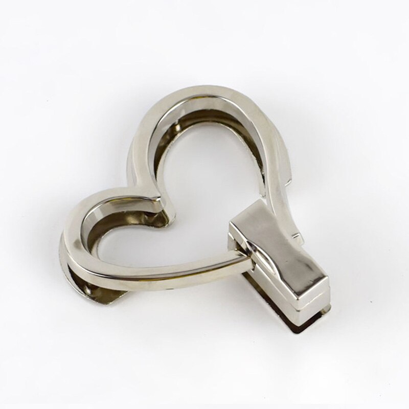 Metalen Hart Tas Turn Lock Twist Lock Sluiting Voor Leer Craft Vrouwen Handtas Schoudertas Purse Diy Hardware Accessoires: 02