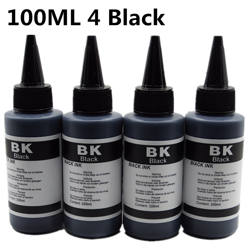 For LC61 Universal Dye Suit Refill Ink Kit Kits Refillable Inkjet DCP-165c DCP-375CW DCP-385CWDCP-395CN: 100ML 4BK