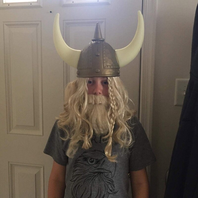Nyhed viking hjelm pirat halloween kostumer hat festival fest mærkelig hat