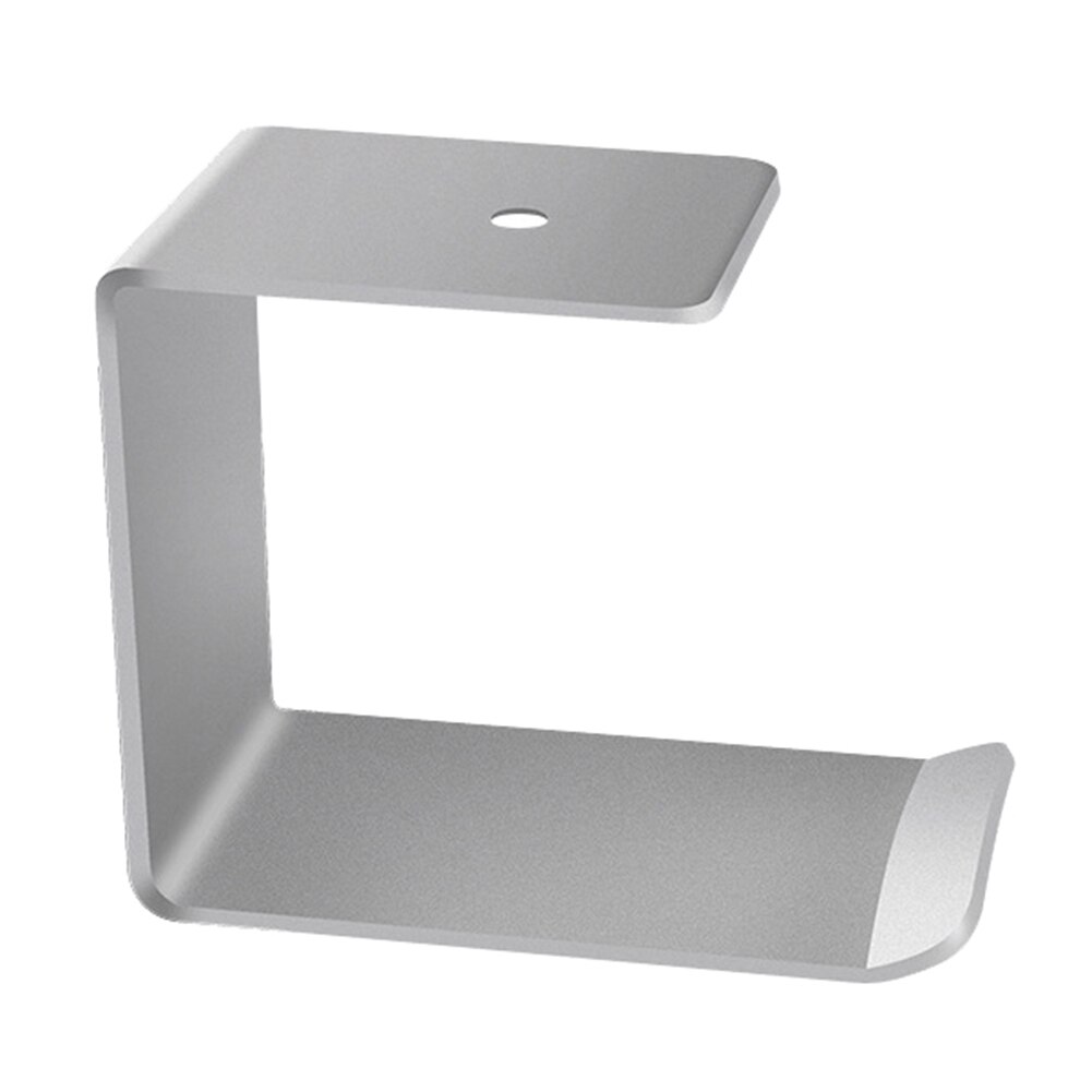 Support mural en Aluminium pour écouteurs, support en forme de support pour bureau, support de rangement pour écouteurs facile à installer, 1 unité: Argent
