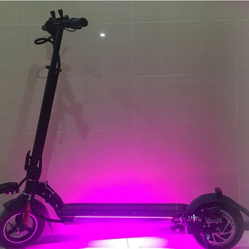 90cm Flash moto Scooter barre lumineuse décorative 12v bande de lumière colorée étanche Tube barre lumineuse en cours d'exécution chapiteau d'eau