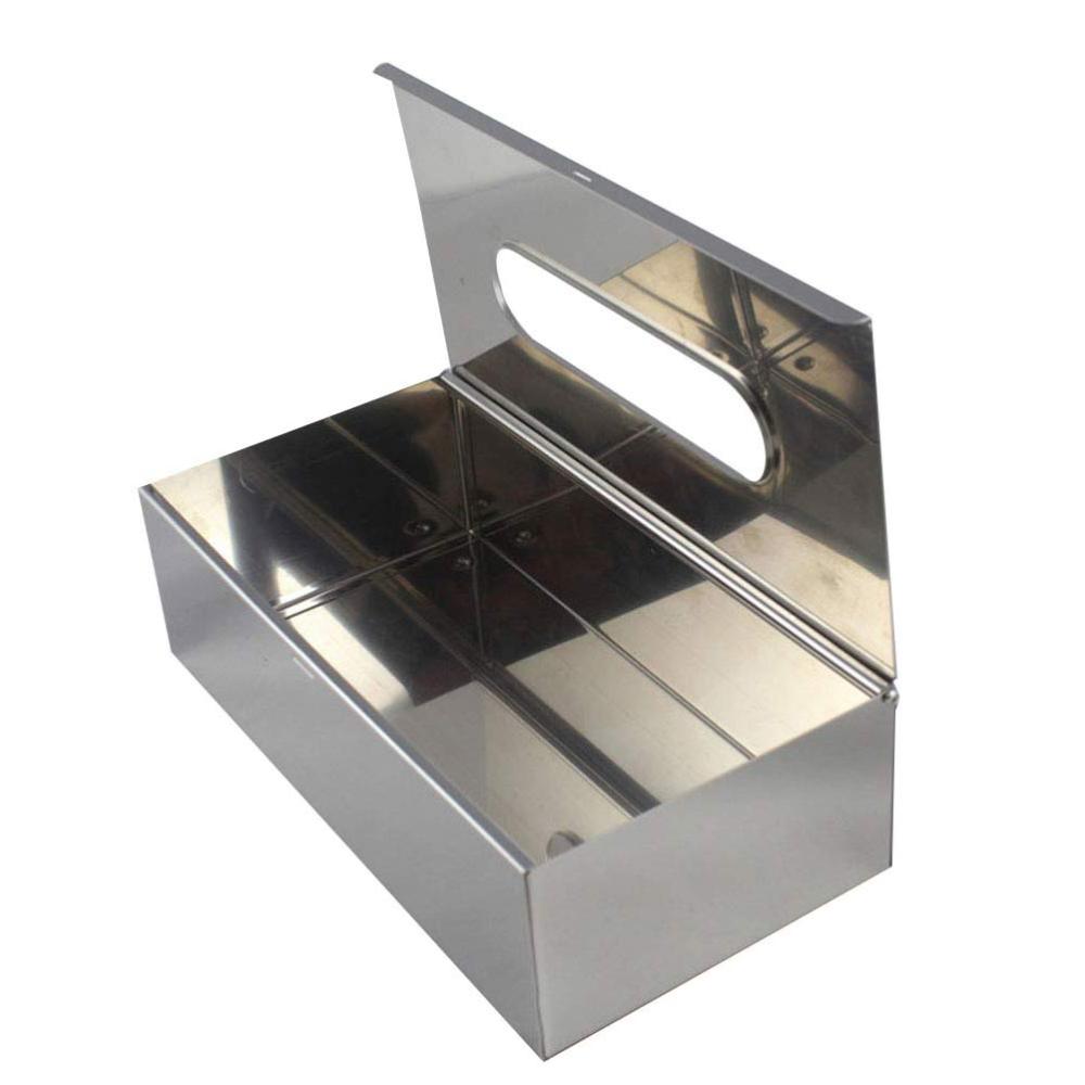 Rectangle Paper Facial Tissue Box Cover Holder Wall Mounted Or Freestanding Use For Bathroom Vanity Countertops Bedroom Dressers