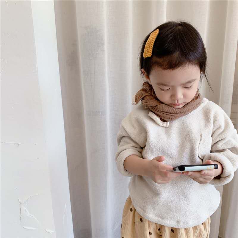 Kinderkleding Herfst En Winter Meisjes Herfst Koreaanse Versie Van Wol Kinderkleding Lam Trui