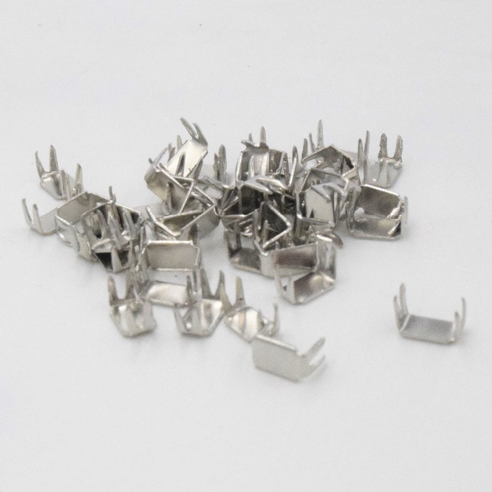 50 Pcs / Lot #5 5mm U-shaped Zipper stoper Top Stop Bottom Rescue Repair Set