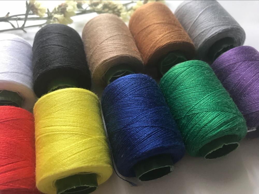 XMX-02 10 Pieces a Lot Basic Color Sewing Threads for Homecraft Machine Sewing Threads