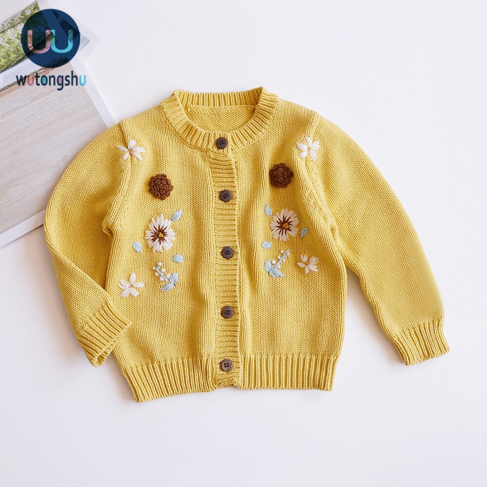 baby jenter genser cardigan høst vinter bomullstopp baby barneklær jenter strikket cardigan baby jente vinterklær