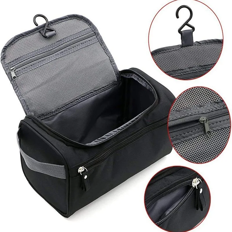 Rits Man Vrouwen Waterdichte Make-Up Tas Cosmetische Tas Beauty Case Make Up Organizer Toilettas Kits Opslag Reizen Wassen Pouch