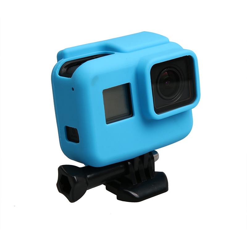Anti-ripe silikon gel kamera beskyttende deksel skallhus for gopro hero 5 6 7 action kamera go pro tilbehør