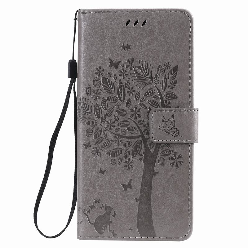 Luxury Case For Xiaomi Redmi Note 7 Case Flip Leather Wallet Cover For Xiaomi Redmi Note 7 Pro Mobile Phone Bag Redmi Note7 Case: For Redmi Note 7 / Gray