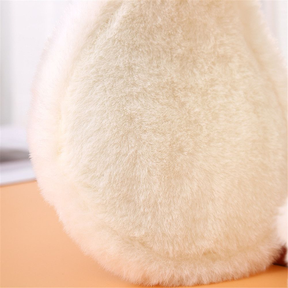 Paraorecchie invernali in cashmere caldo paraorecchie in peluche per uomo e donna indossano scaldamuscoli dopo la piegatura per prevenire paraorecchie fredde e calde