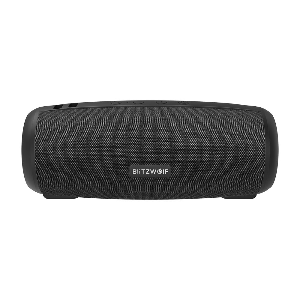 BlitzWolf BW-WA1 12W Wireless bluetooth 5.0 Speaker Dual Passive Diaphragm TWS Stereo TF Card U Disk Video Speaker with Mic: Default Title
