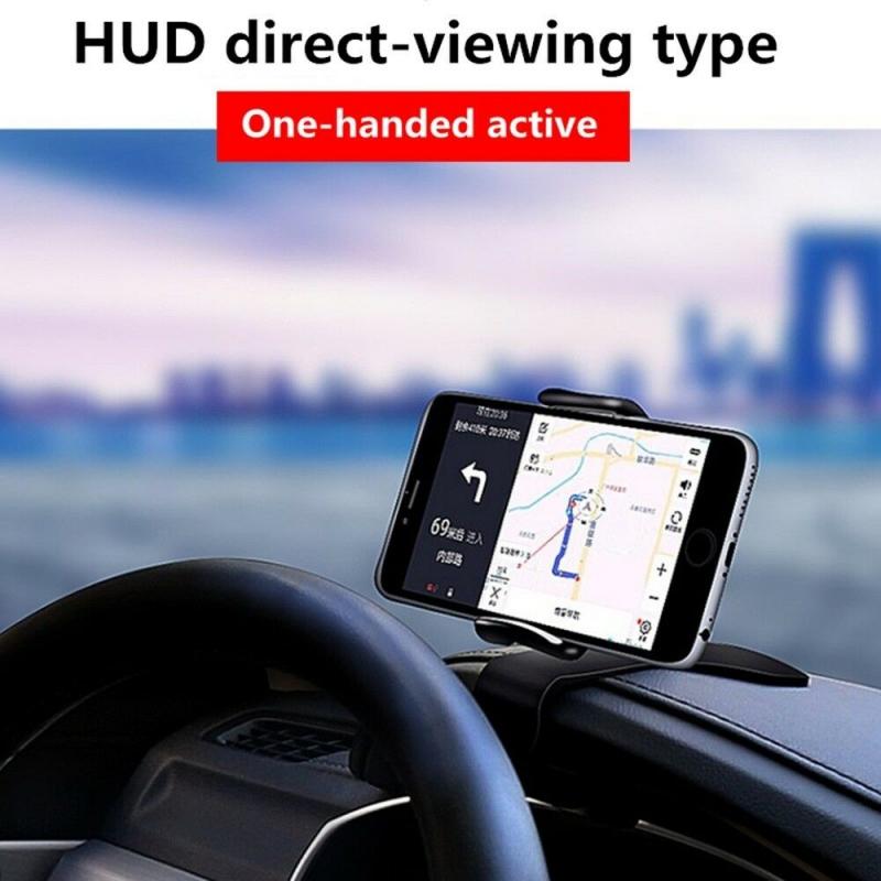 Car GPS Navigation Dashboard Phone Holder For Universal Mobile Phone Clip Fold Black Car Phone Holder Stand Bracket For Xiaomi