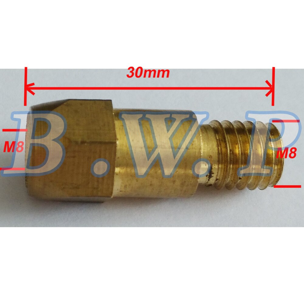 M8*30*1.0 Contact Tips Holders Nozzles Gas Diffusers For MB 36KD Binzel MIG Welding Torch, 19pcs