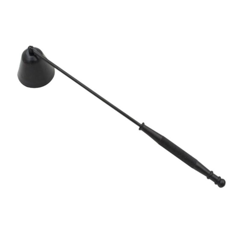 Candelabro de acero inoxidable sin humo para el hogar, Kit de herramientas de Apagado manual, accesorios para velas de Cocina: black