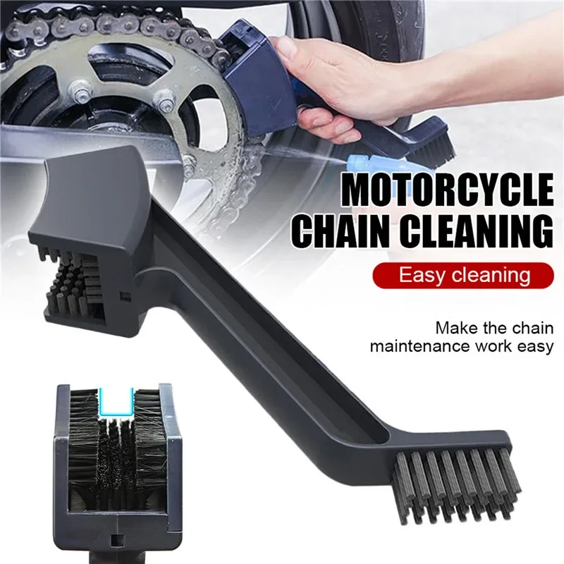 Motorrad Kette Pinsel Reiniger Kunststoff Fahrrad Moto Pinsel Radfahren Sauber Kette Reiniger Outdoor Wäscher Wartung Werkzeug