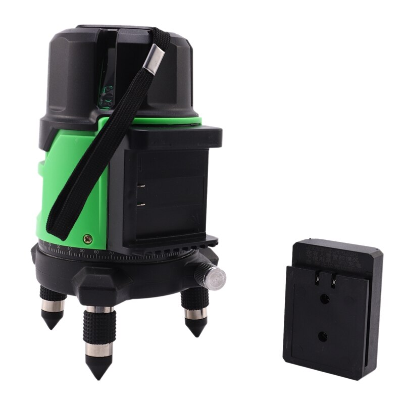 Groene straallijn 360 graden roterende buitenmodus ontvanger en schuine schuine lijn beschikbaar automatische lijnniveau amerikaanse stekker