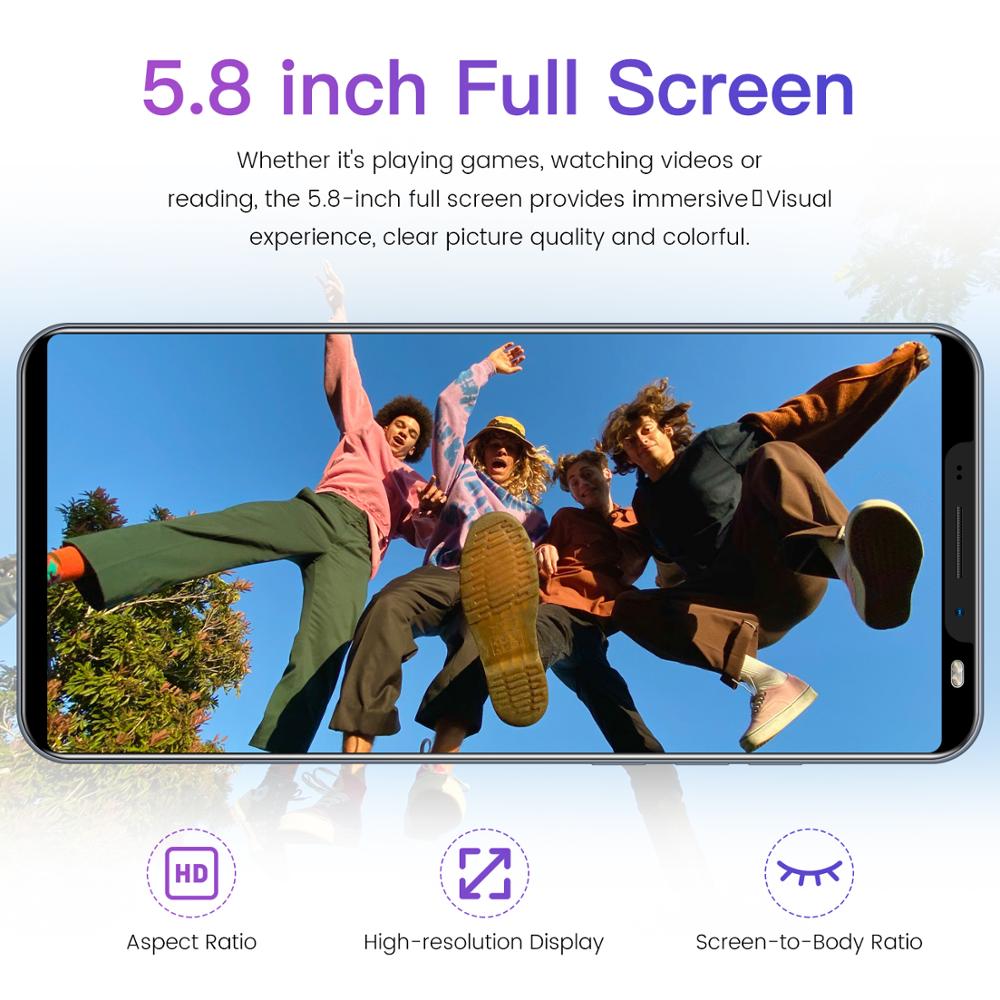 Rugum-teléfono inteligente 3G, móvil desbloqueado IP12 Mini, Pantalla Completa , Android 5,8, 1GB + 8GB de Rom, Sim Dual, 4,4