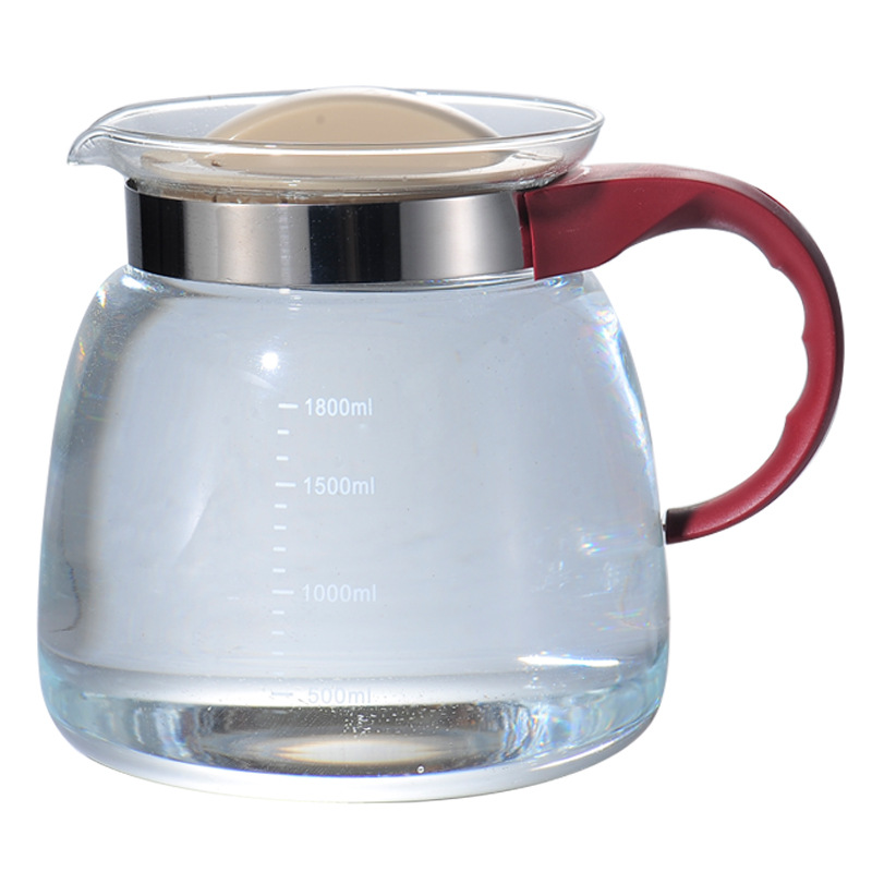 Straight Fire Pot Heat Resistant Glass Boiling Teapot Electric Pottery Furnace Glass Boiling Pot
