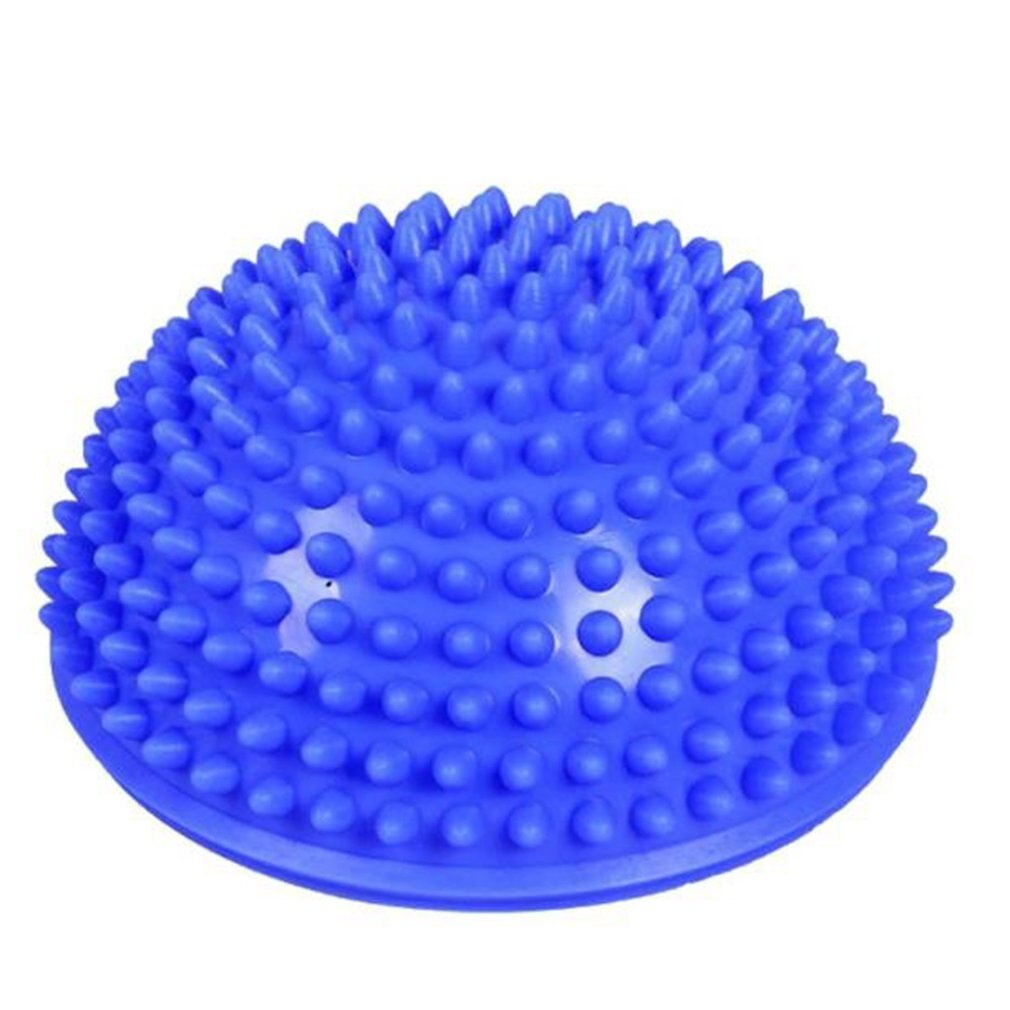 Gonflable Pvc Yoga L'hémisphère Durian Pied Boule Boule de Massage De Remise En Forme de Yoga Relaxation Musculaire Semi-Circulaire Pied Boule de Massage