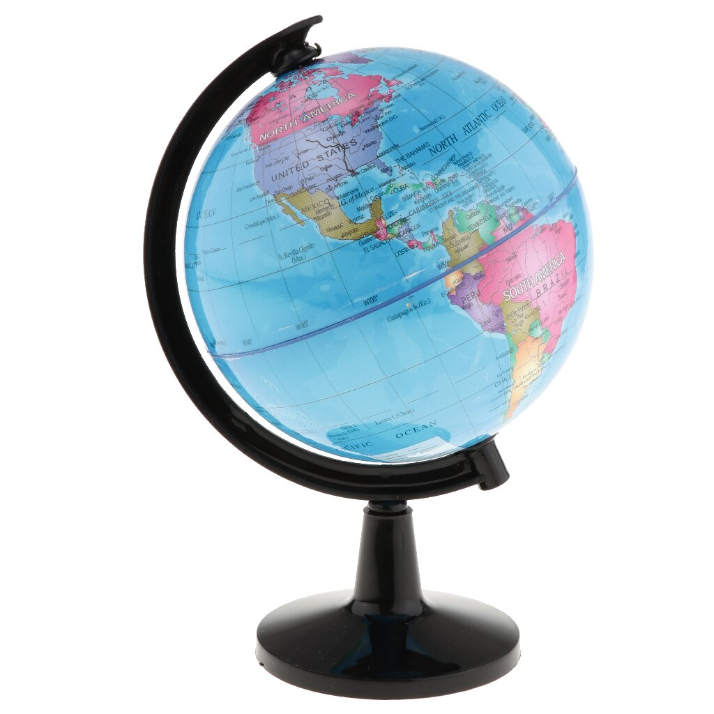 Classic Desktop Spinning Globes Geographic Teaching Interactive World ...