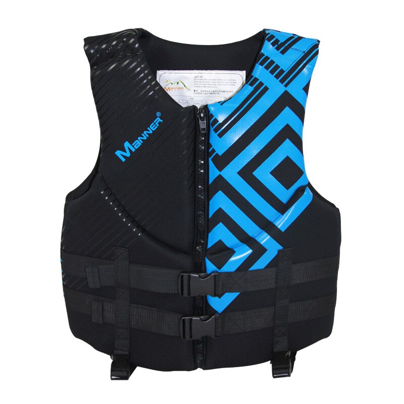 Manner Men's Fishing Vest Adult Water Sport Safety Life Vest Foam Flotation Swimming Life Jacket Buoyancy Vest Snorkeling Vest