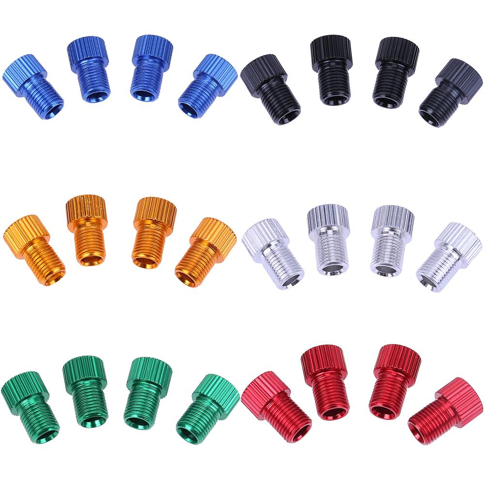 4 Stck Fahrrad Ventil Adapter Pumpe Reifen Ventil Adapter Konvertieren Presta Schrader Kupfer Fahrrad Luft Ventil Adapter Fahrrad Zubehör