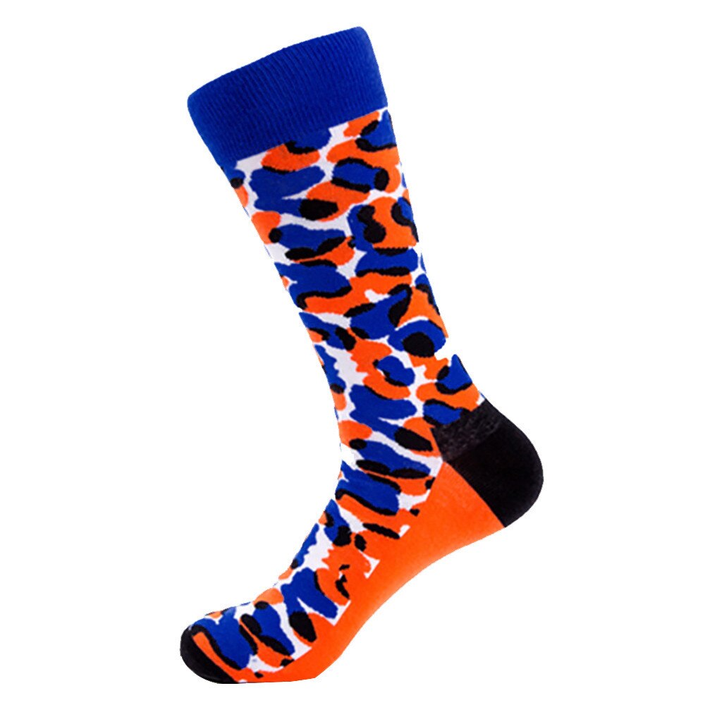 25#  kleurrijke herfstsokken voor dames in buis casual katoenen sokken met print bedrukte meerkleurige sokken носки мужские длинные