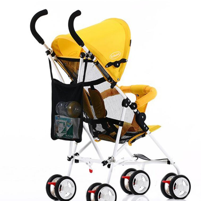 Filet de rangement pratique pour poussette de bébé, filet de rangement pour biberons, couches, pochette suspendue, organisateur, support de sac, poche, accessoires pour poussette de bébé