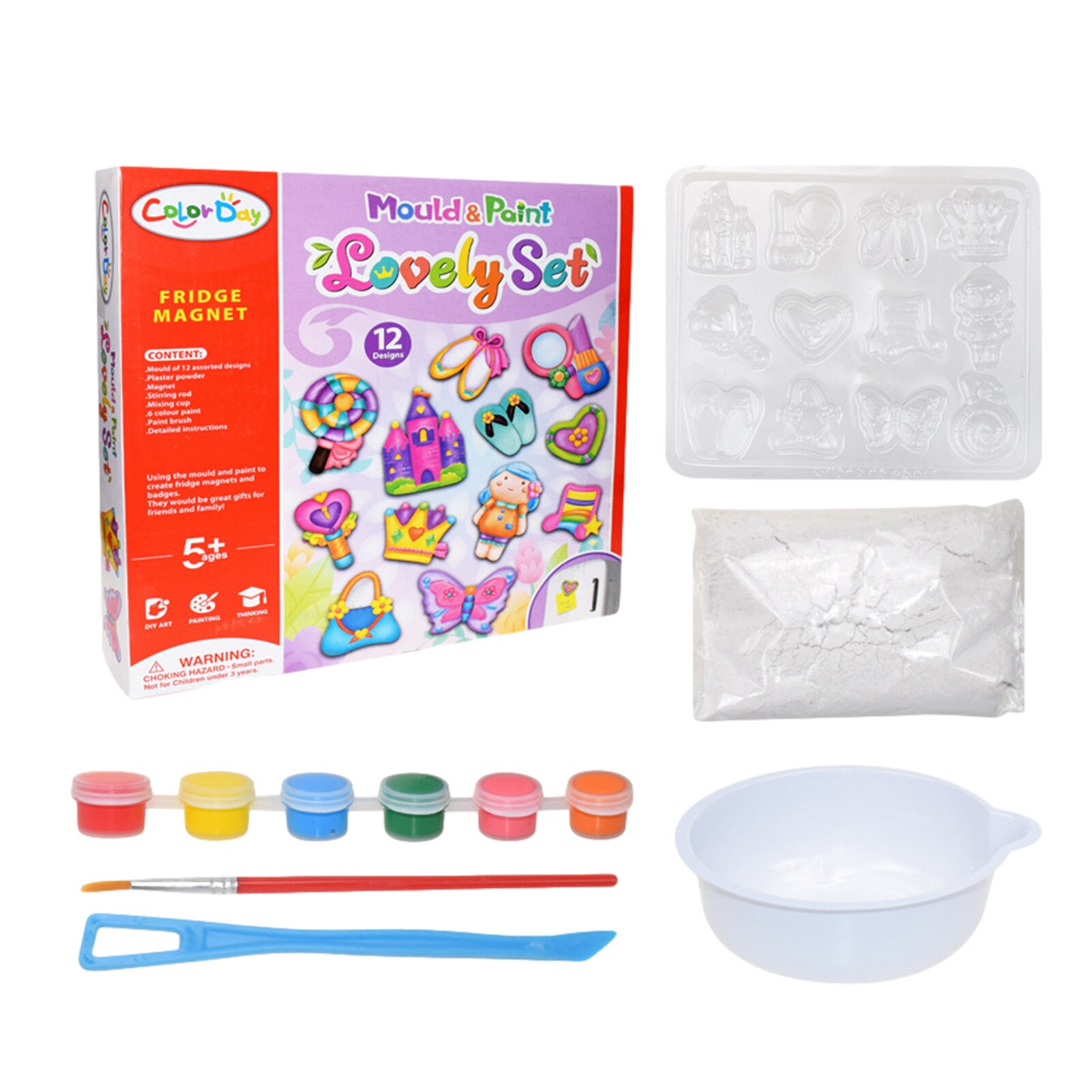DIY Painting Magnet Easter Art Craft Making Set For Refrigerator Painting Tools For Children Early Learning Education