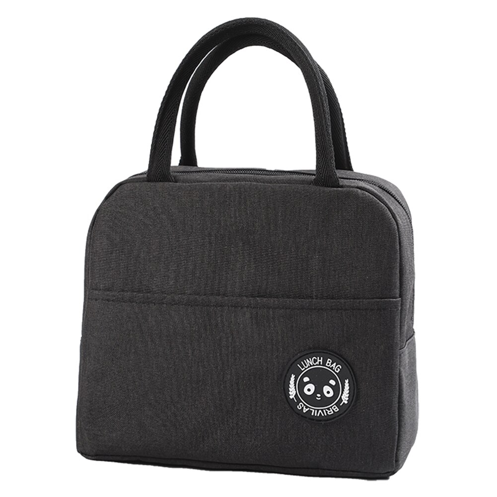 16 Styles Waterproof Lunch Bag Nylon Portable Zipper Thermal Oxford Lunch Bags For Women Convenient Lunch Box Tote Food Bags: C