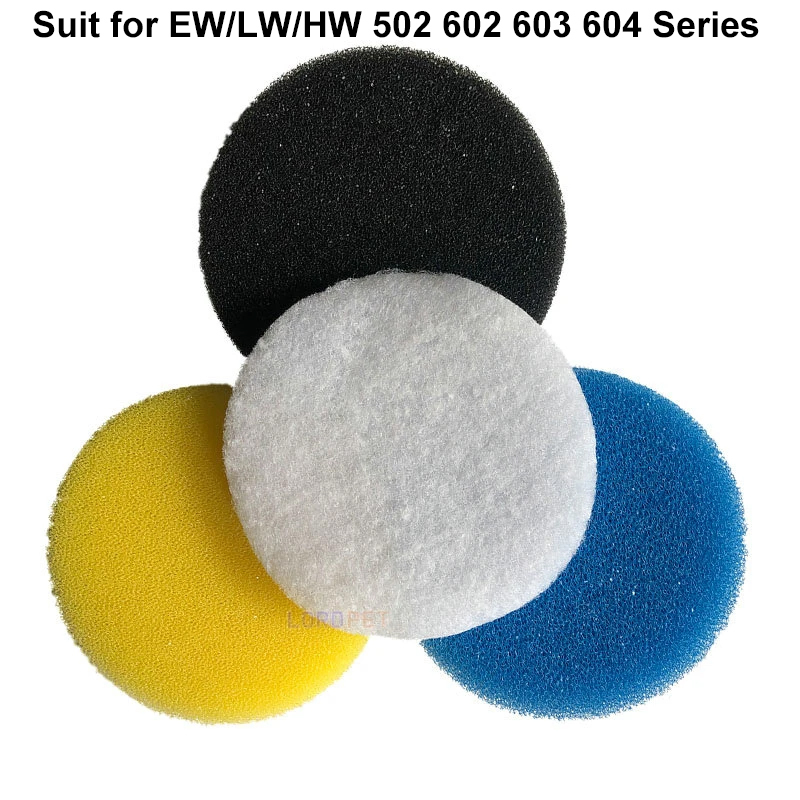 Filter Spons Set Grof Medium Fijn Voor SUNSUN EW/LW/HW602B/603/604 Bus Filter aquarium Accessoires