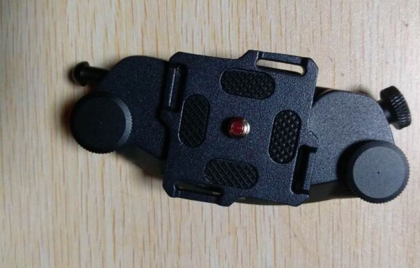 Taille araignée ceinture Holster 1/4 "vis rapide sangle boucle Surface polie terne: black