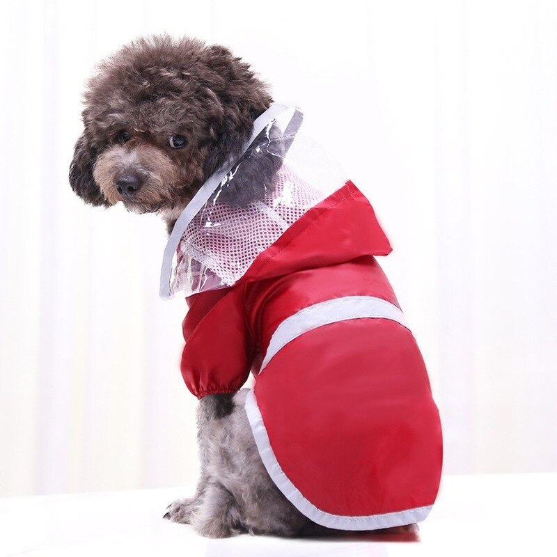 Solida hundkläder regnkläder för hundar super husdjurskläder söt vår sommar regnrock medelstora husdjur ropa para perro