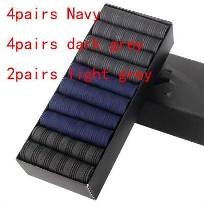 10 pairs/box xiaomi socks men's summer ultra-thin socks solid color Middle length stockings comfortable: as picture 6