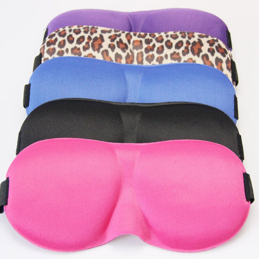 1Pcs 3D Eye Mask Shade Cover Rest Sleep Eyepatch Blindfold Shield Travel Sleeping Aid