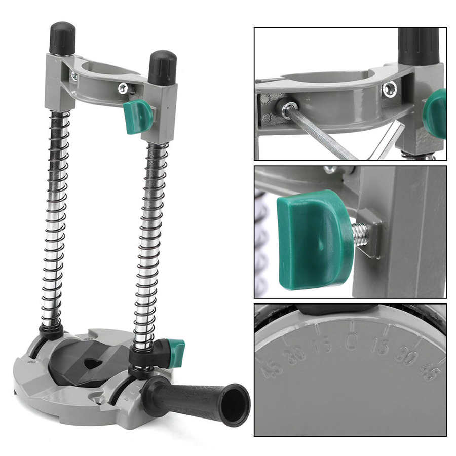 Ángulo ajustable taladro eléctrico HolderGuide soporte de posición Casting